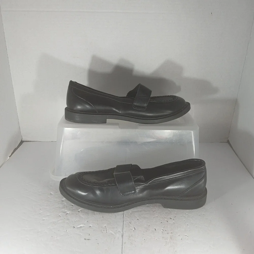 Old Navy Classic Loafer 8 Black Jack Dark Academia Preppy Workwear S/493301-00